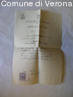 Atto ufficiale di nascita di Gabriella Guglielmi (n. 10 novembre 1879)