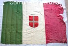 Bandiera italiana con lo stemma della Guardia Nazionale (?)