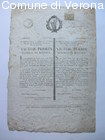 Avviso del Generale di Divisione Claude-Victor Perrin (1764-1841), circa le