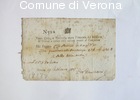 Ricevuta n. 501 relativa al pagamento di £ 431,80 da parte di Pio Turco com