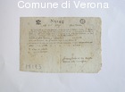 Ricevuta n. 1248 relativa al pagamento di £ 700 da parte di Pio Turco alla 