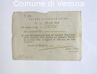 Ricevuta n. 128 relativa al pagamento da parte di Pio Turco di un imposta d
