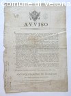 Avviso circa i quattro punti di comunicazione della Verona Austriaca e gli 