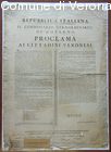 Proclama ai cittadini veronesi circa la nuova organizzazione della Guardia 