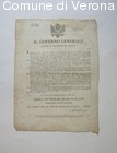 Provvedimenti del Governo Generale Civile e Militare in Italia circa la ris