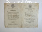 Avviso della Prefettura Dipartimentale dell'Adige circa la sostituzione di 