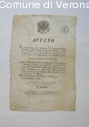 Avviso della Prefettura Dipartimentale dell'Adige circa una lettera che dà 