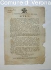 Avviso della Prefettura Dipartimentale dell'Adige circa la provvisoria sist
