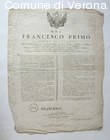 Disposizioni di Francesco I circa la riorganizzazione amministrativa del Lo