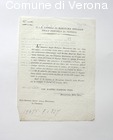 Nota dell'Imperial Regia Camera di Disciplina Notarile della provincia di V