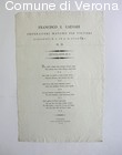 Francesco I. Caesari imperatori Maximo Pio Victori Discipuli H. L. in G. M.