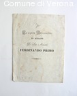 Per la seguita Incoronazione in Milano di Sua Maestà Ferdinando Primo