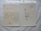 Lettera autografa di Silvio Pellico a Filippo Artico, Vescovo di Asti, circ
