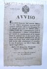 Annuncio della Delegazione Provinciale di Verona circa il divieto di schiam