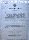 Notificazione dell'Imperial Regia Delegazione Provinciale circa la soppress