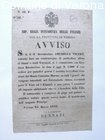 Avviso della Imperial Regia Intendenza delle Finanze circa l'esenzione dei 