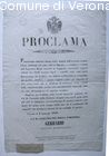 Proclama circa la propagazione di false notizie dei ribelli magiari