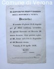 Decreto del Governo Provvisorio della Repubblica Veneta circa il termine di