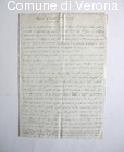 Relazione degli arrestati politici veronesi nel luglio 1851