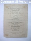 Manifesto in onore della venuta di Francesco Giuseppe e Radetzky a Verona n
