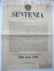 Sentenza contro Pietro Frattini, Francesco Rossetti e Francesco Tartarotti;