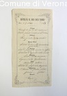 Men&ugrave; del pranzo del 7 marzo 1867 all'Hotel Due Torri in onore di Garibaldi