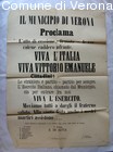 Proclamazione della liberazione della città di Verona dal dominio austriaco