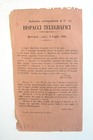 Dispacci telegrafici: bollettino corrispondente al n. 15