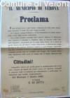 Proclama del Municipio di Verona circa i fatti del 6 ottobre 1866: norme co