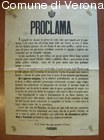 Proclama circa i fatti del 6 ottobre 1866: ricondurre all'ordine i traviati