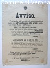 Avviso circa la ripubblicazione del proclama e della notificazione relativi