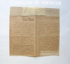 Manoscritto autografo (lettera) di Felice Orsini