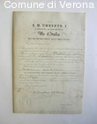 Enrico De Nicolis insignito della carica di Cavaliere dell'Ordine della Cor