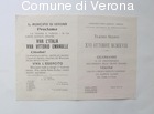 Volantino delle celebrazioni al Teatro Nuovo per il 52esimo anniversario de