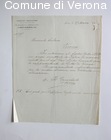 Lettera del Comitato ordinatore per l'inaugurazione del monumento commemora