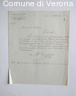 Lettera del Comitato ordinatore per l'inaugurazione del monumento commemora