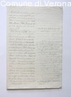 Testo manoscritto circa i fatti risorgimentali dal 1853: bozza con appunti 