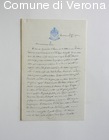 Lettera di Alberto Cavalletto a Pietro Zenati