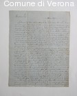 Lettera di Alberto Cavalletto a Pietro Zenati