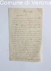 Lettera di Alberto Cavalletto a Pietro Zenati