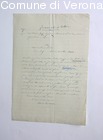 Copia manoscritta di un frammento di lettera di Alberto Cavalletto