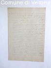 Copia manoscritta di un frammento di lettera di Alberto Cavalletto