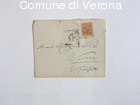 Busta da lettera indirizzata a Pietro Zenati