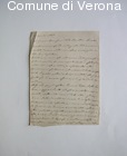 Trascrizione di lettera firmata da Aleardo Aleardi indirizzata al Governo P