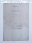 Lettera minatoria indirizzata all'Ufficiale perlustratore Giovanni Marchett