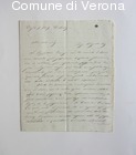 Copia manoscritta di una lettera di Luigi Napoleone al Com. Ney del 18 agos
