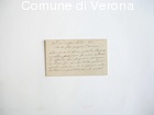 Biglietto di Domenico Cariolato indirizzato all'amico Emanuelli circa la li