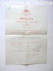 Conferimento a Giulio Emanuelli della medaglia ai Benemeriti della Liberazi