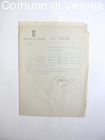 Lettera indirizzata alla Direzione del  Museo di Castelvecchio circa fotogr