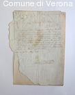 Memorie relative al soldato Vittorio Persina (originale in tedesco e copia 